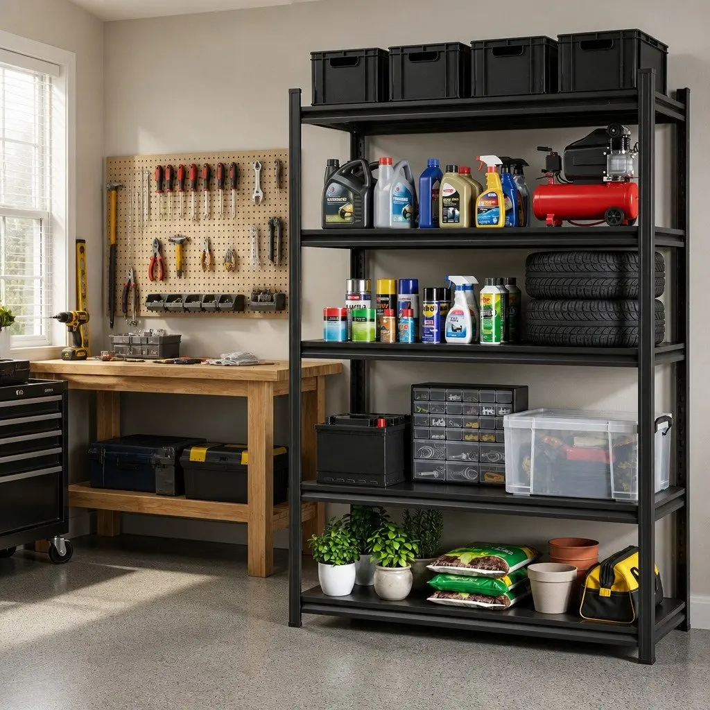 5-Tier Steel Garage Shelving Unit