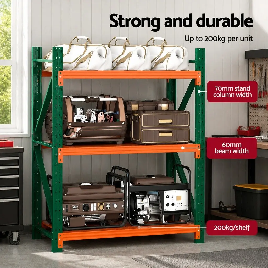 Heavy Duty Storage Rack for Garage Workshop Warehouse 1.5M