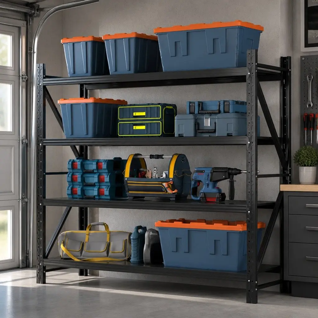 2M x 1.8M Steel Shelving Unit for Industrial Use