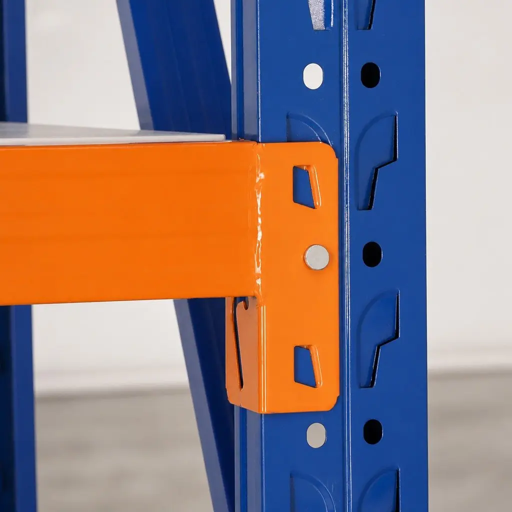 Shelving Unit Garage Storage Rack 2M x 2M Heavy Duty Steel Multi-Tier Blue