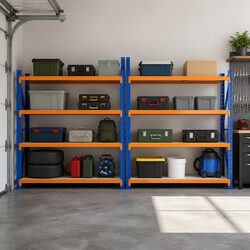 4M Steel Storage Rack with Adjustable Height and 200kg Capacity