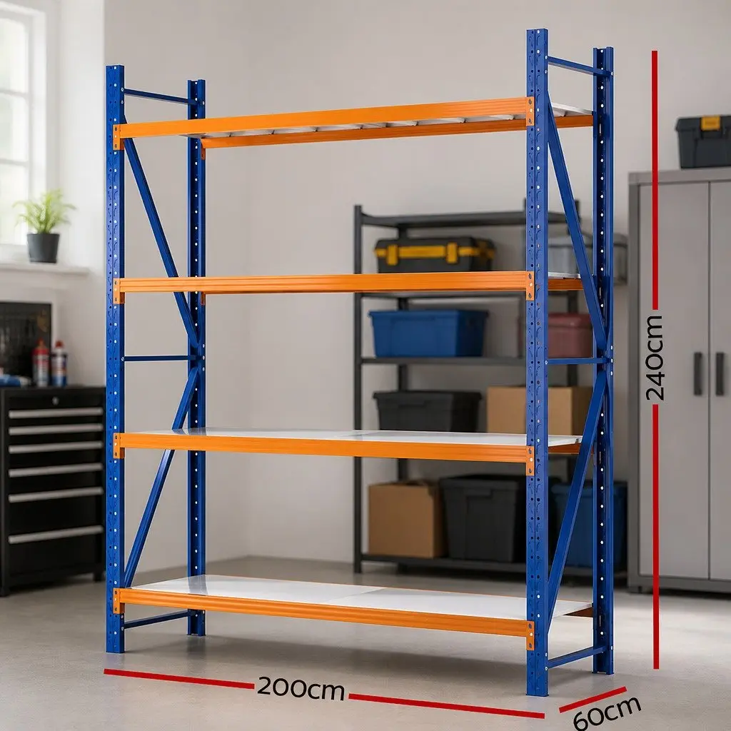 Garage Shelving Unit Warehouse Storage Rack 2.4M x 2M