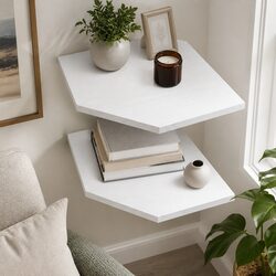 Specifications of 2 Pcs Corner Wall Shelves