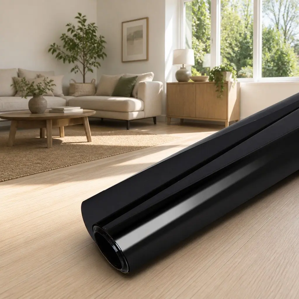 152cm x 30m Black Automotive Window Tint Film with 15% VLT