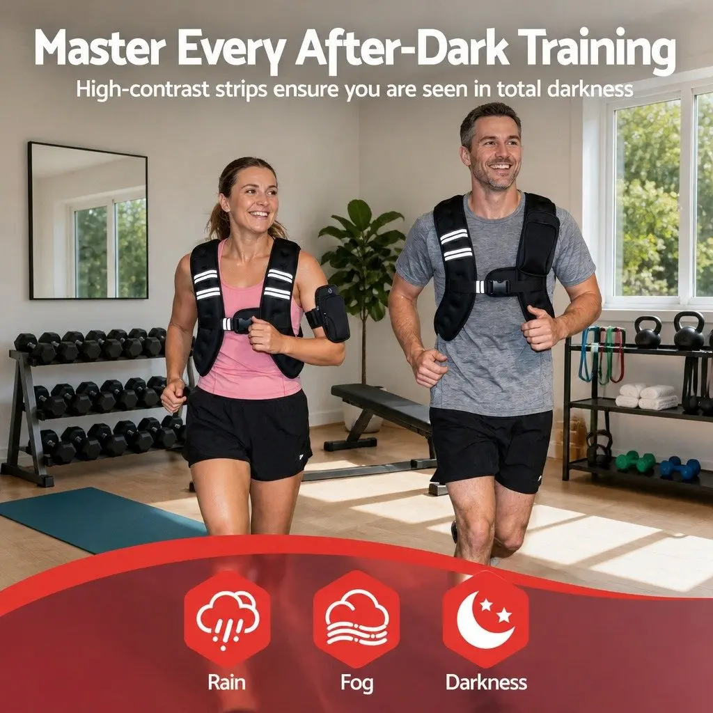 Weighted Vest for Running Gym Training 3kg Black