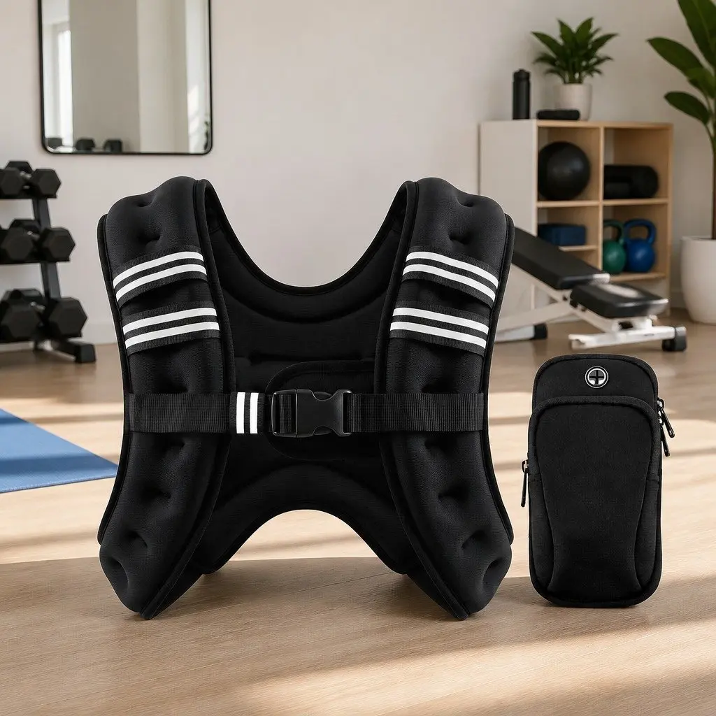 Weighted Vest for Running Gym Training 3kg Black