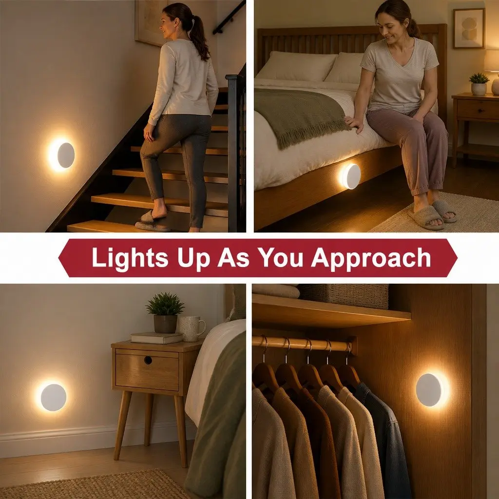 Motion Sensor Night Light 4 Pack