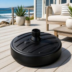 Umbrella Base Dimensions: 38cm x 14cm, Fits 35-38mm Poles
