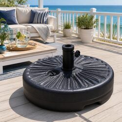 Specifications for Black Fillable Outdoor Umbrella Base