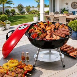 Specifications for 34cm Portable Charcoal BBQ Grill
