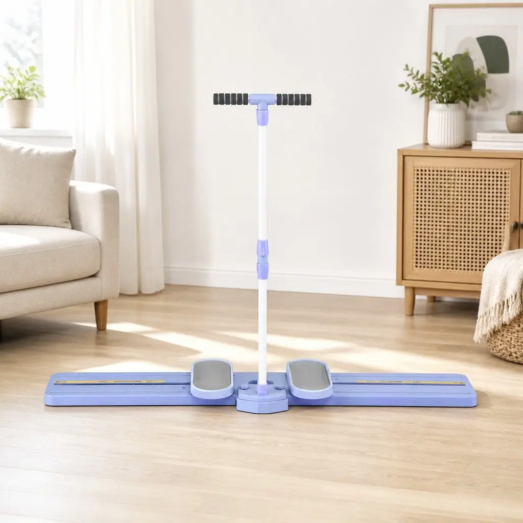 Thigh Hip Exerciser Foldable Ski Leg Trainer Machine Home Fitness Cardio Workout