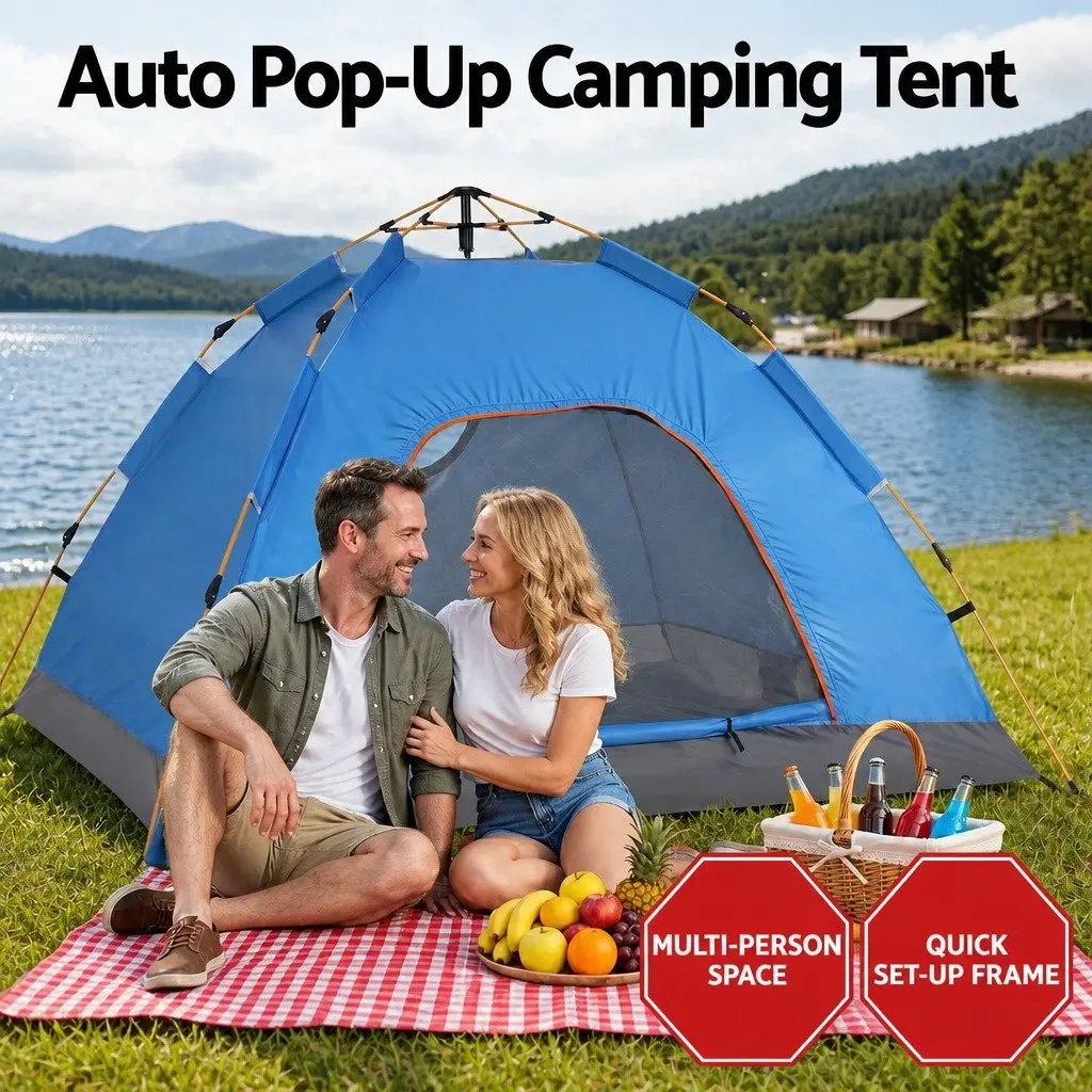 2-3 Person Auto Instant Camping Tent