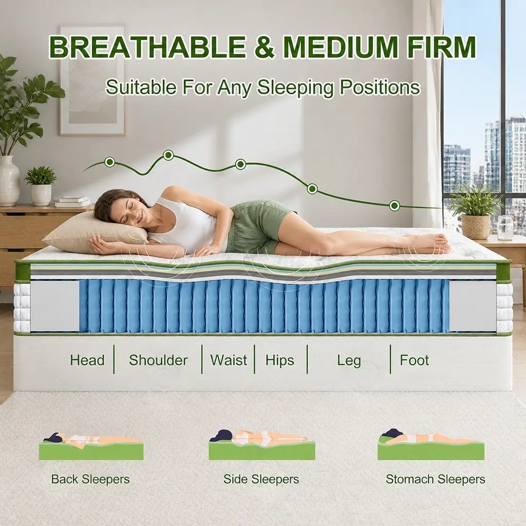 30cm Hybrid Double Mattress