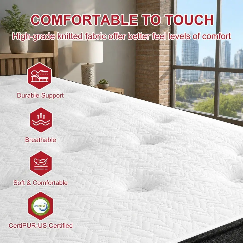 30cm Hybrid Double Mattress