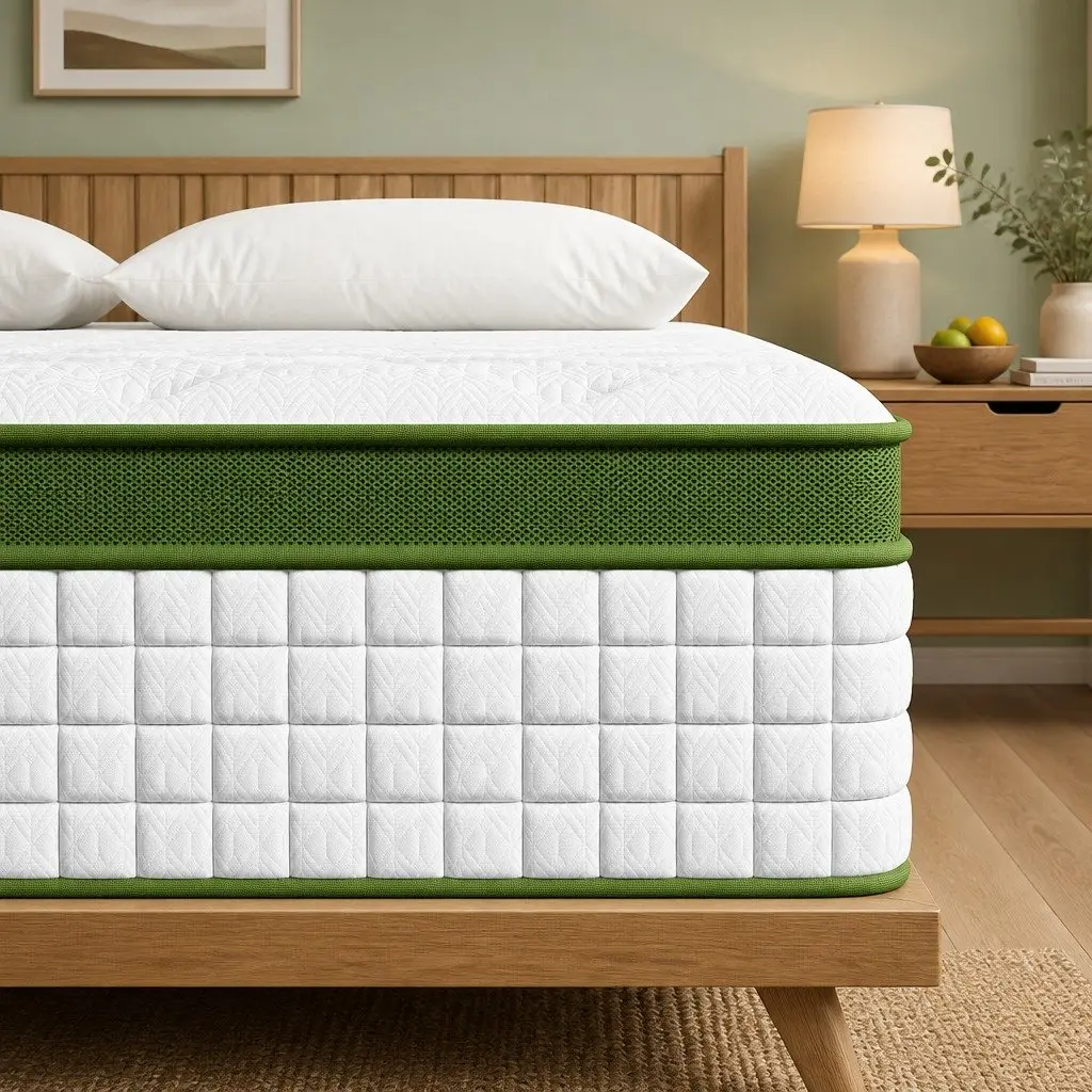 King Single Hybrid Mattress for Bedroom 30cm Gel Memory Foam Pocket Spring