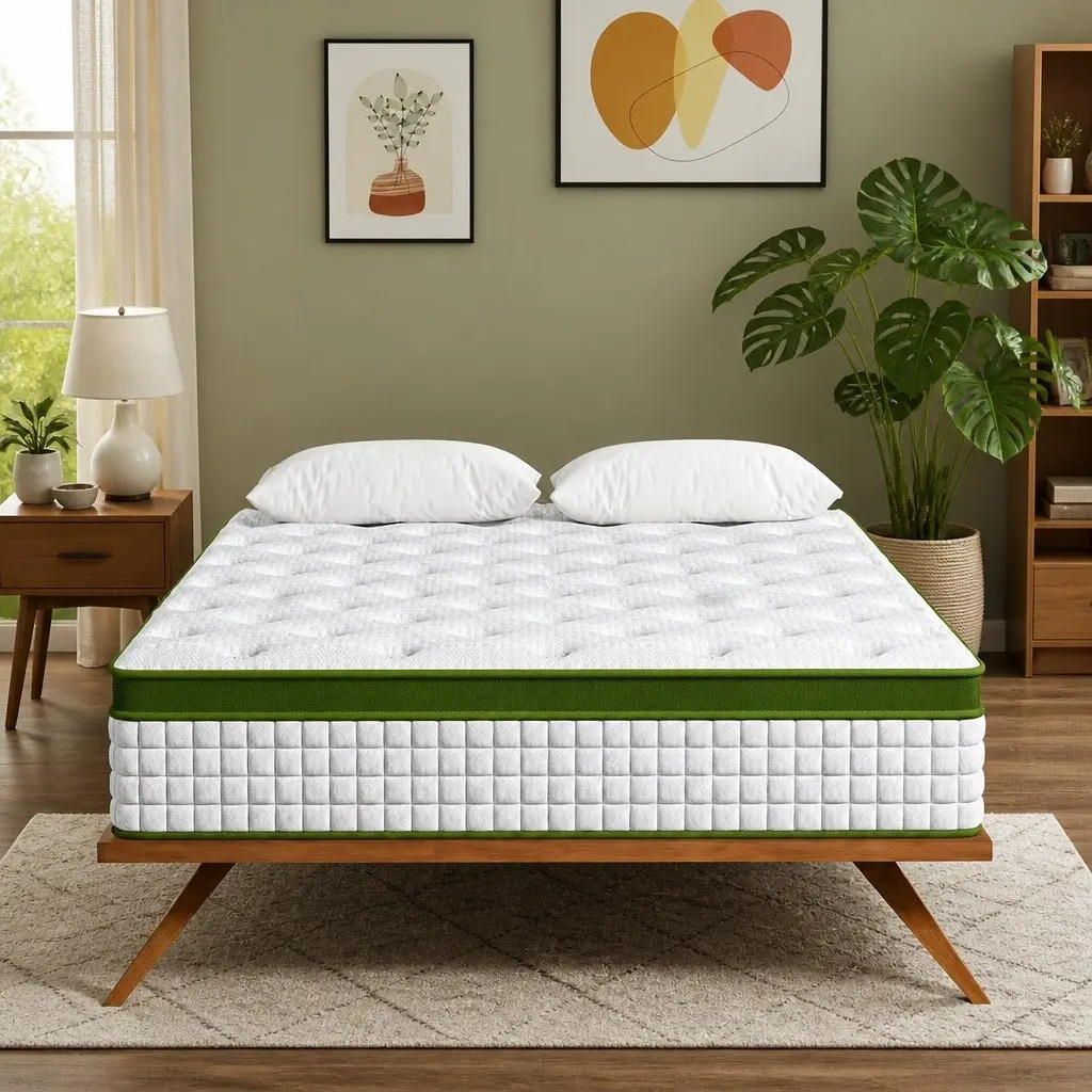 Queen-Sized 30cm Hybrid Mattress with 5 Zones and Gel Foam
