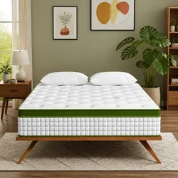 Queen-Sized 30cm Hybrid Mattress with 5 Zones and Gel Foam
