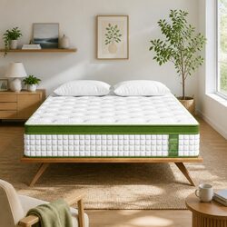 Queen-Sized 30cm Hybrid Mattress with 5 Zones and Gel Foam