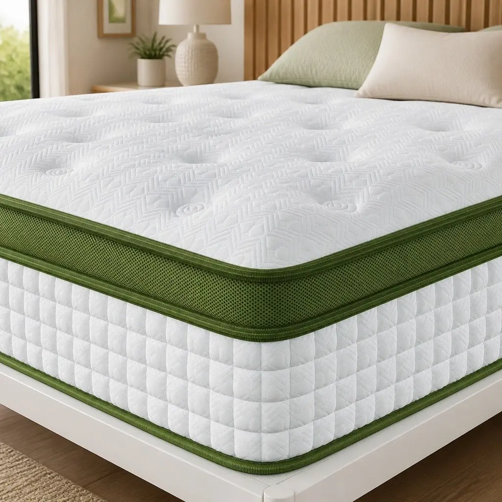 Queen-Sized 30cm Hybrid Mattress with 5 Zones and Gel Foam