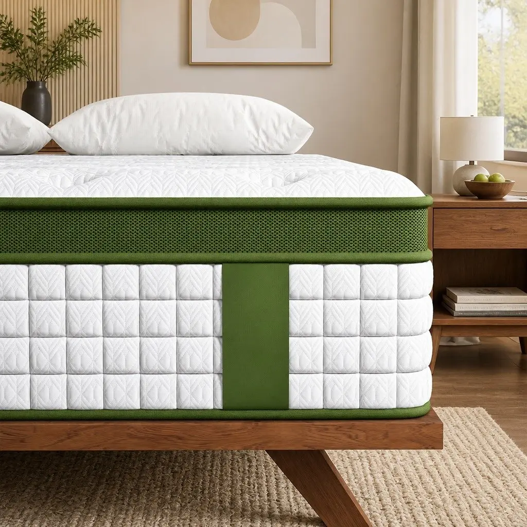 Queen-Sized 30cm Hybrid Mattress with 5 Zones and Gel Foam