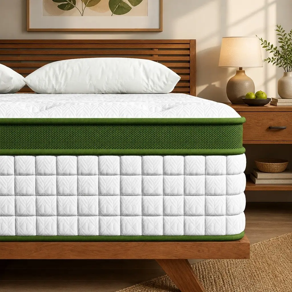 Single Mattress 30cm Hybrid Pocket Spring Gel Memory Foam Medium Firm Cooling