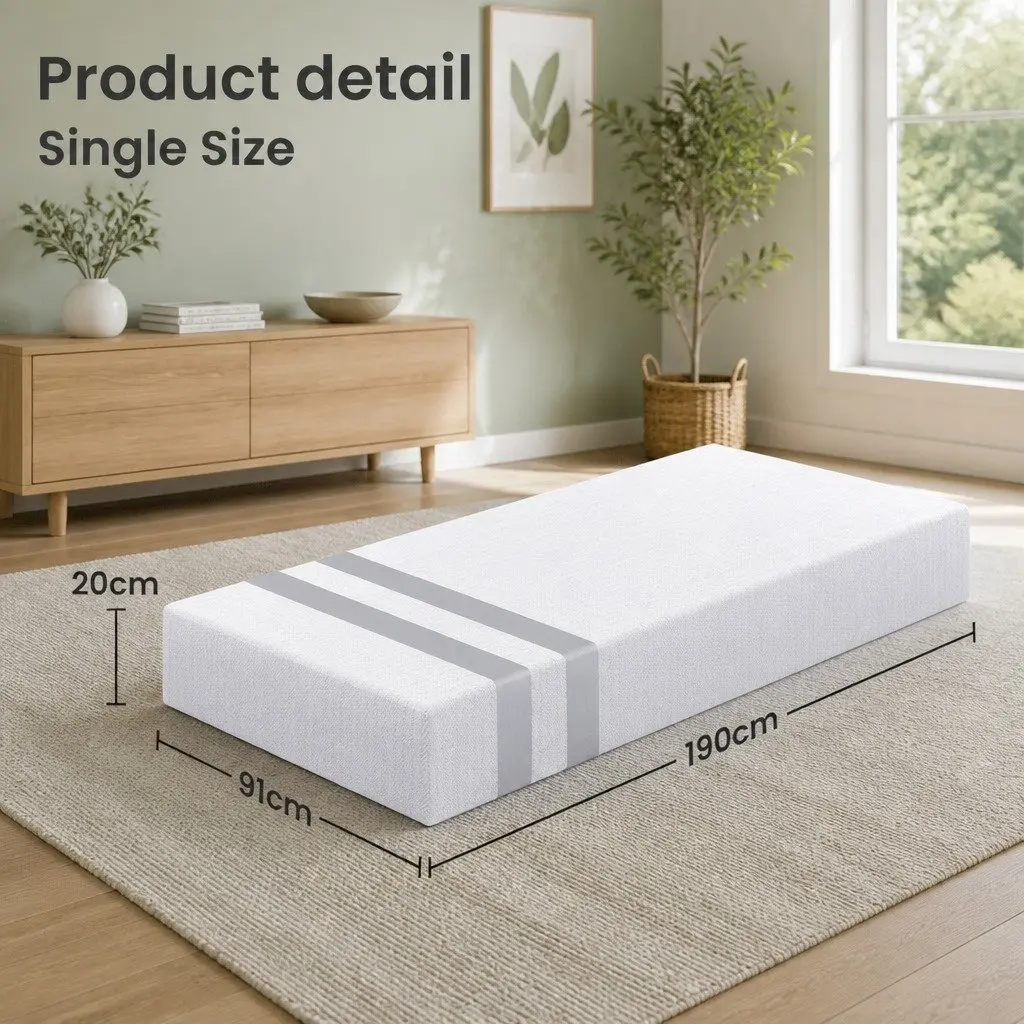 20cm Single Memory Foam Mattress