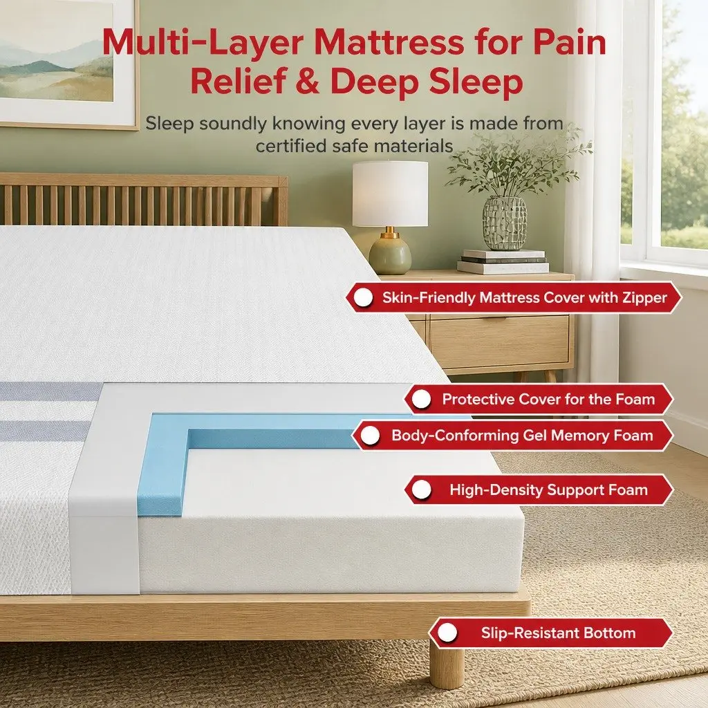 20cm Single Memory Foam Mattress