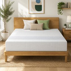 25cm Queen Memory Foam Mattress with Reversible Design
