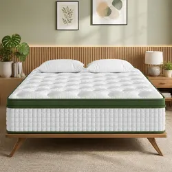 Queen Latex Hybrid Mattress Specifications: 34cm Medium Firm