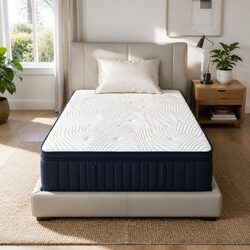 King Single Mattress: 34cm Thickness, Medium Soft Firmness