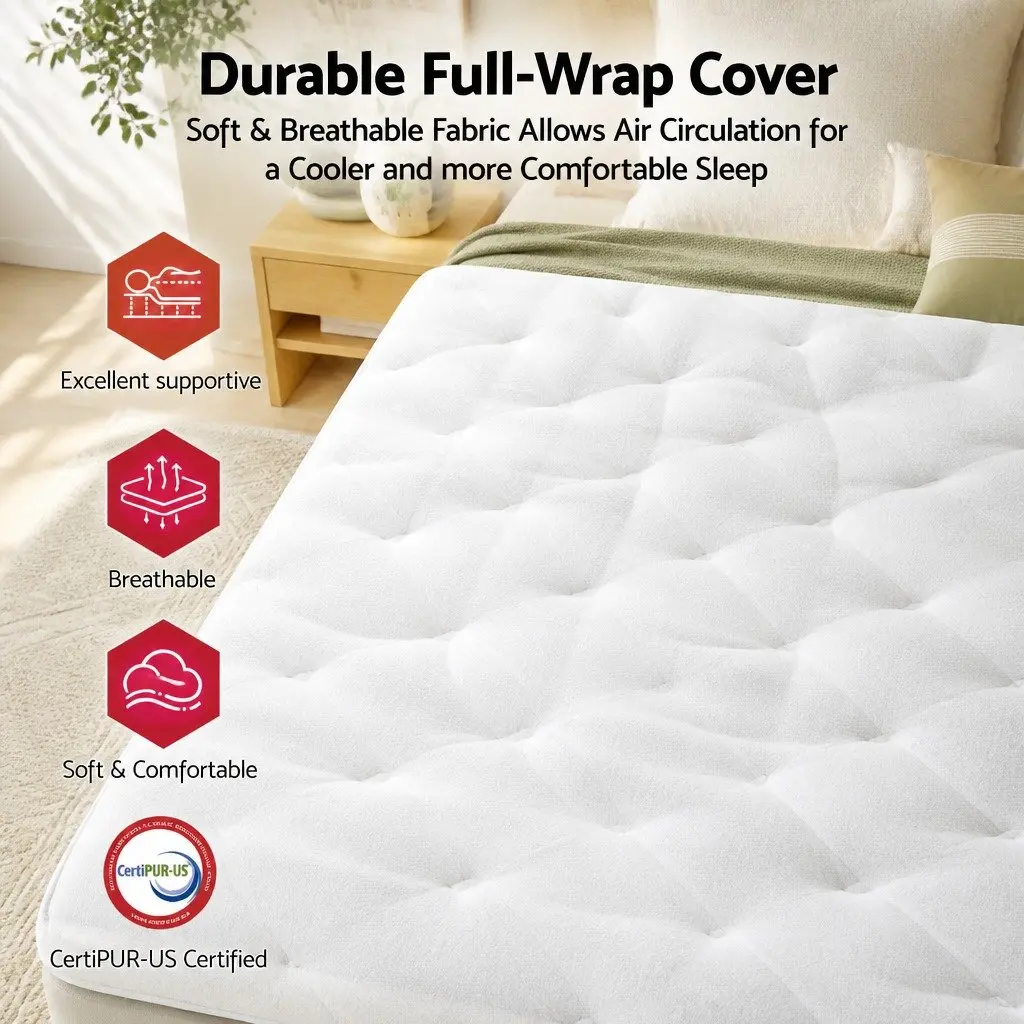 30cm Medium Firm Pocket Spring Mattress
