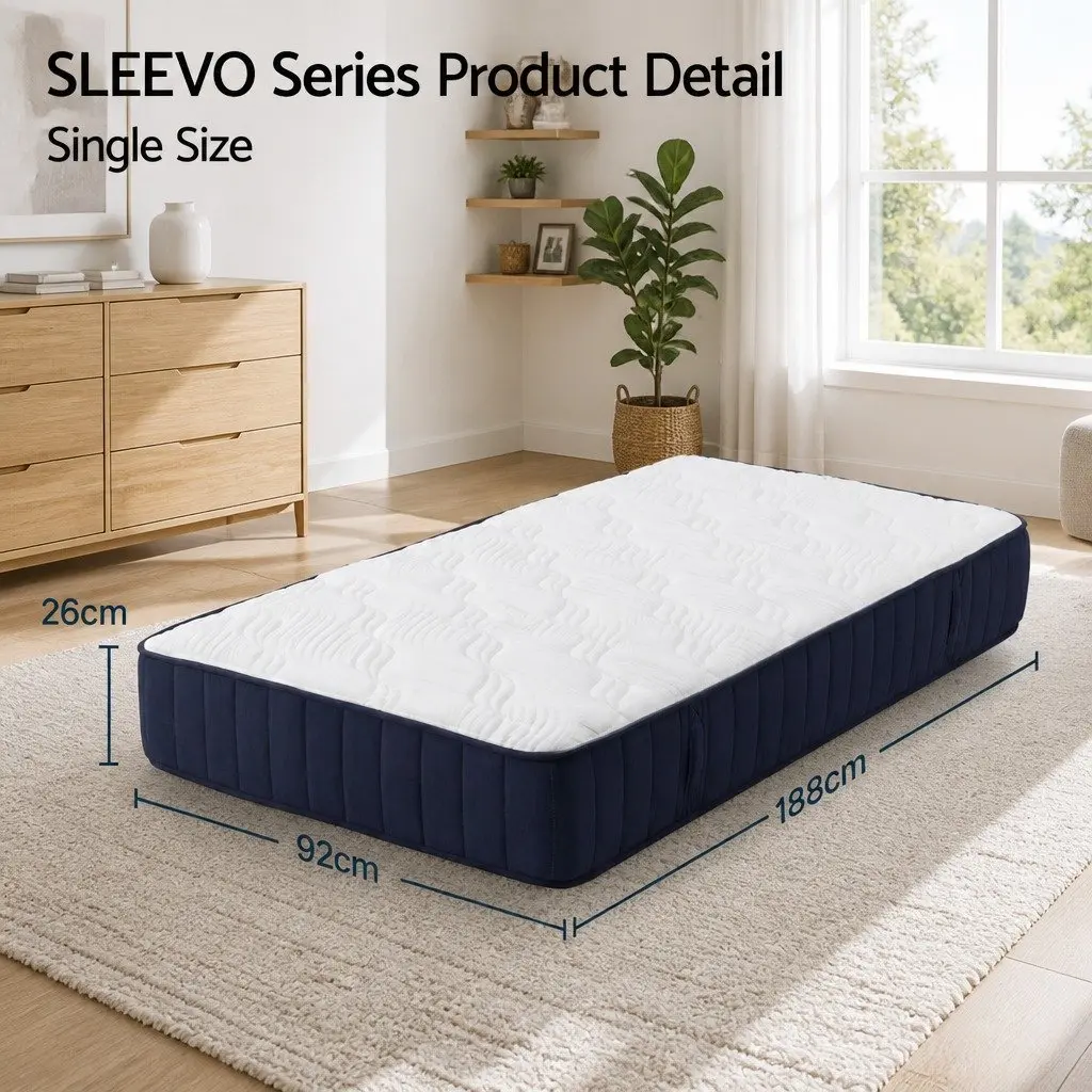 Single Mattress Hybrid Orthopedic Support 26cm