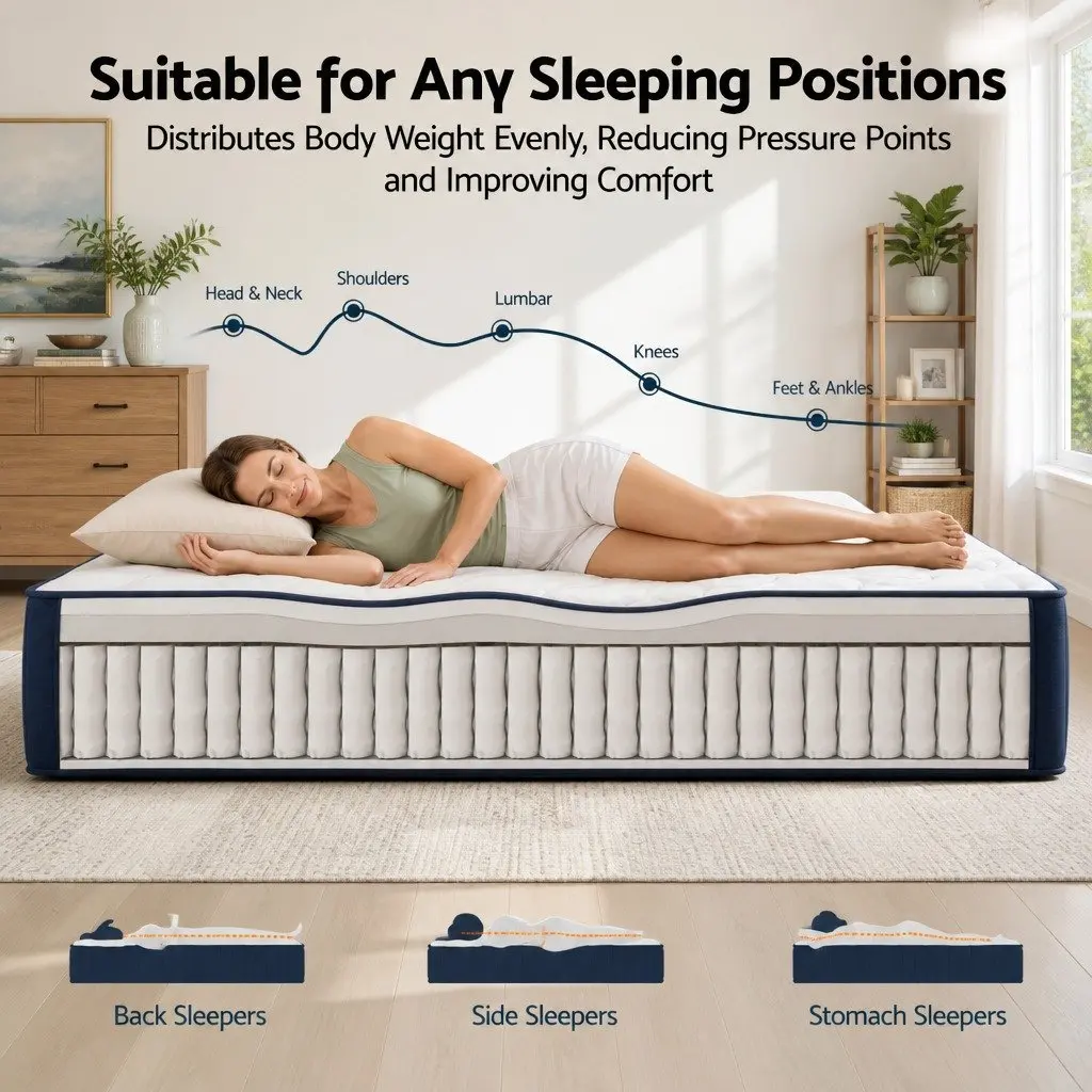 Single Mattress Hybrid Orthopedic Support 26cm