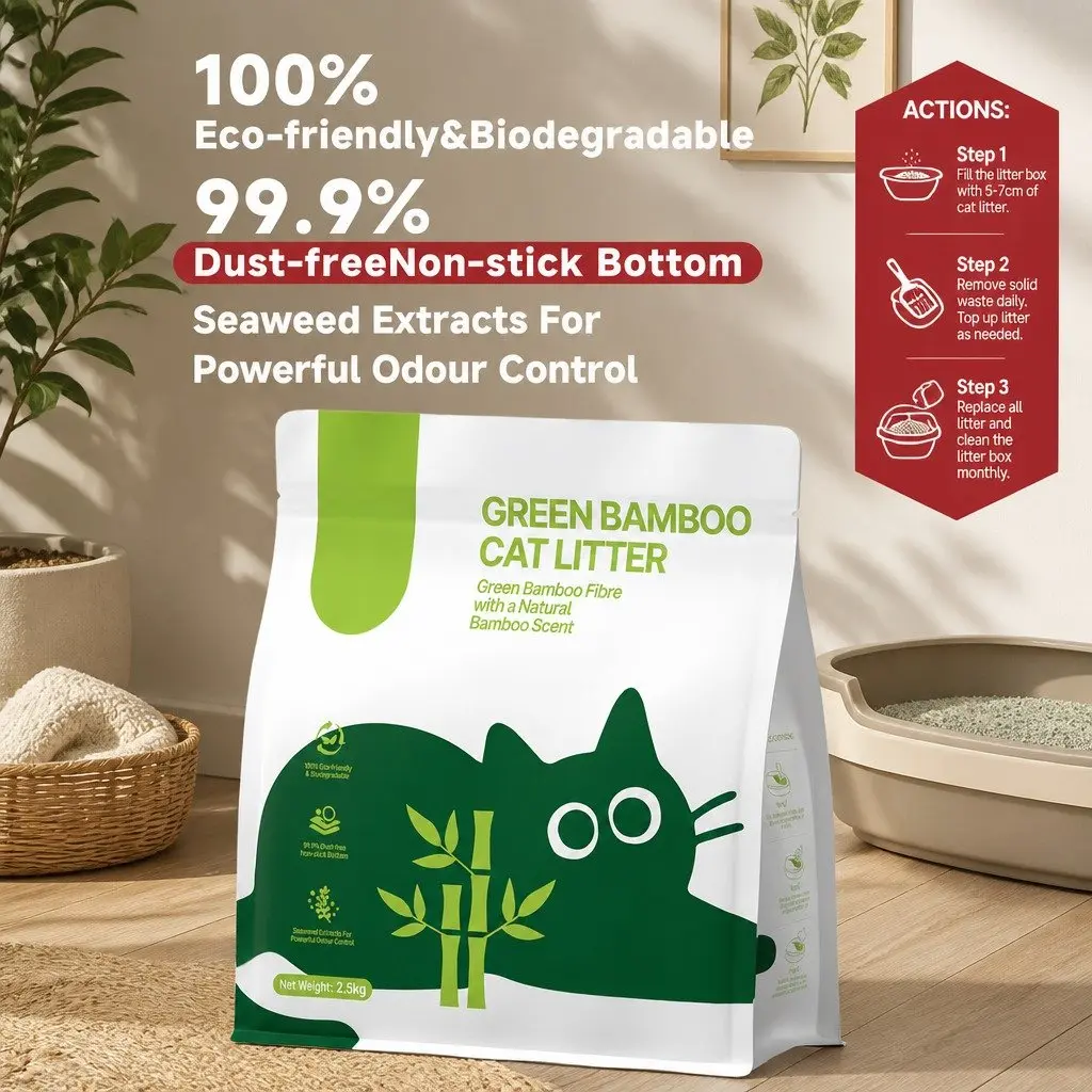 Cat Litter Clumping 30kg 12 Pack Dust Free Natural Odour Control Easy Clean