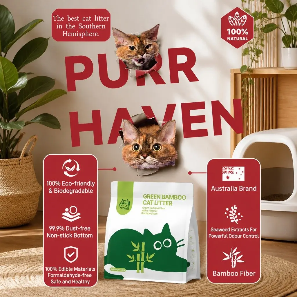 Cat Litter Clumping 30kg 12 Pack Dust Free Natural Odour Control Easy Clean