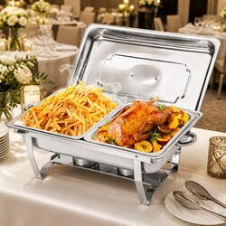 Detailed Specifications of 9L Bain Marie Chafing Dish Set