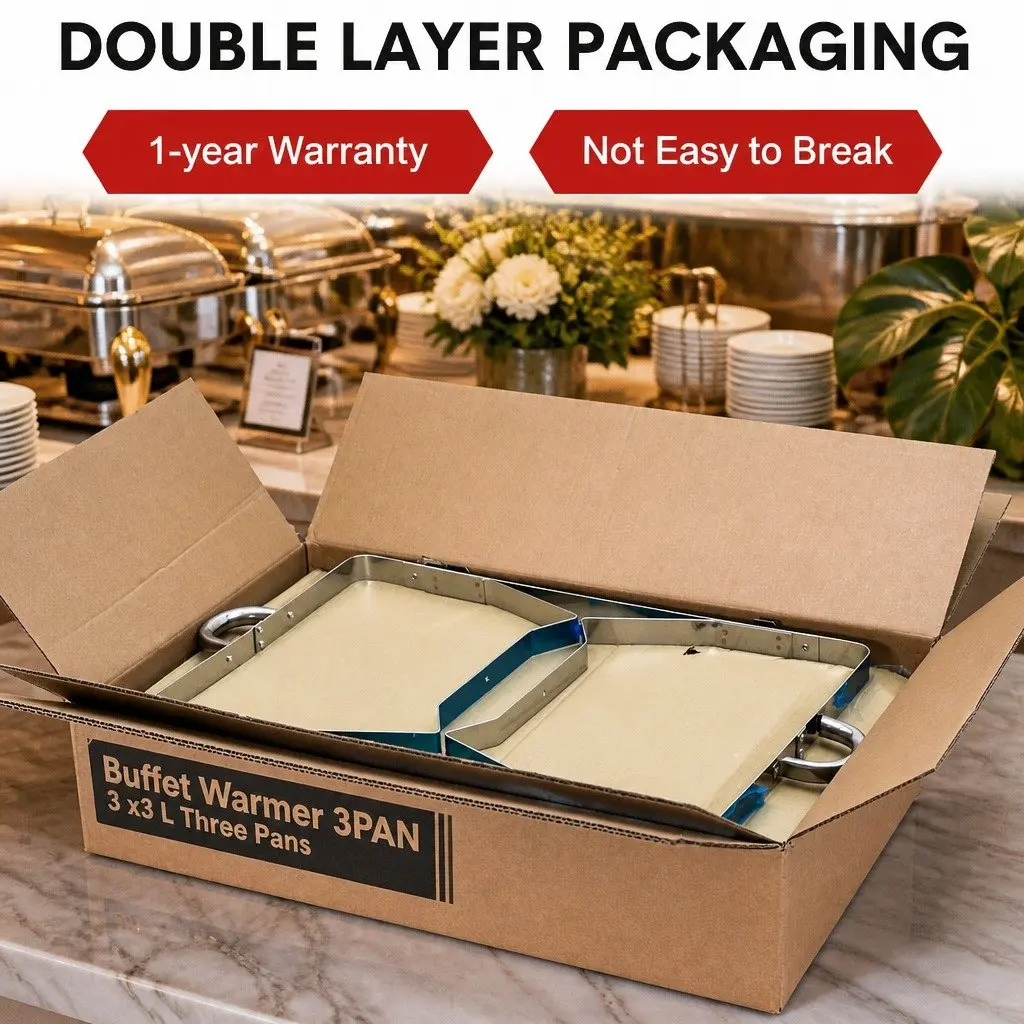 Stainless Steel Chafing Dish Set 3x3L