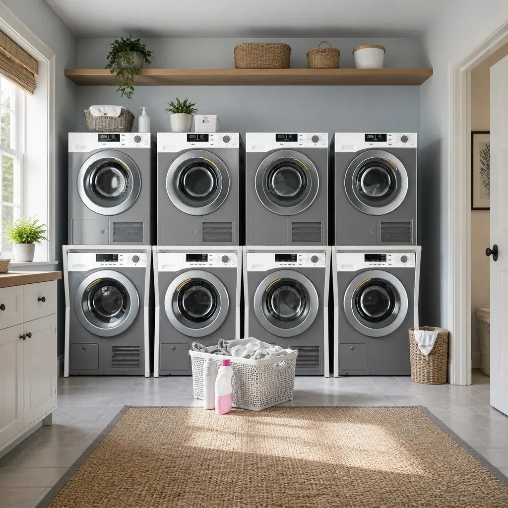 Dryer Stand Stacking Kit Over Front Loading Washing Machine Space Saving 100kg