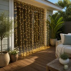 Specifications of 600 LED Warm White Curtain Light 6M x 3M
