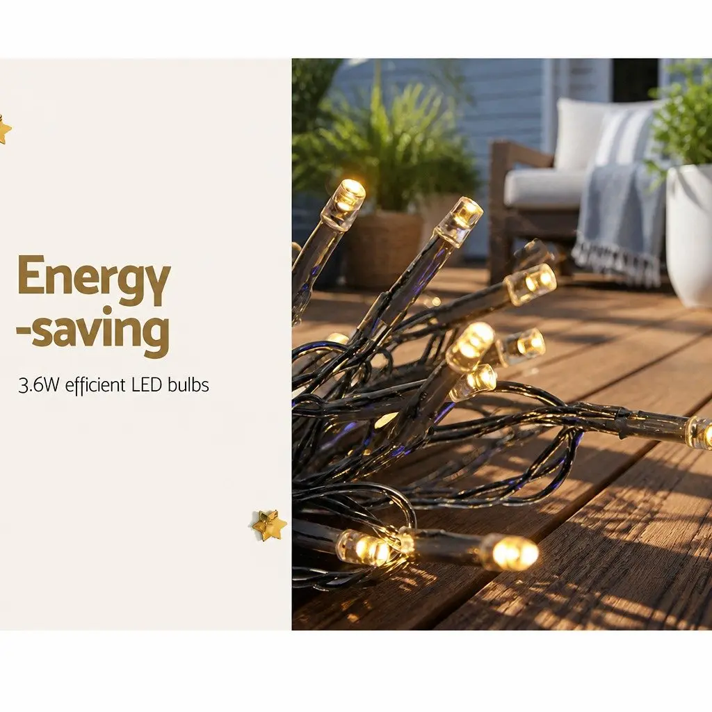 Curtain Light Indoor Outdoor 6M x 3M Warm White 600 LED