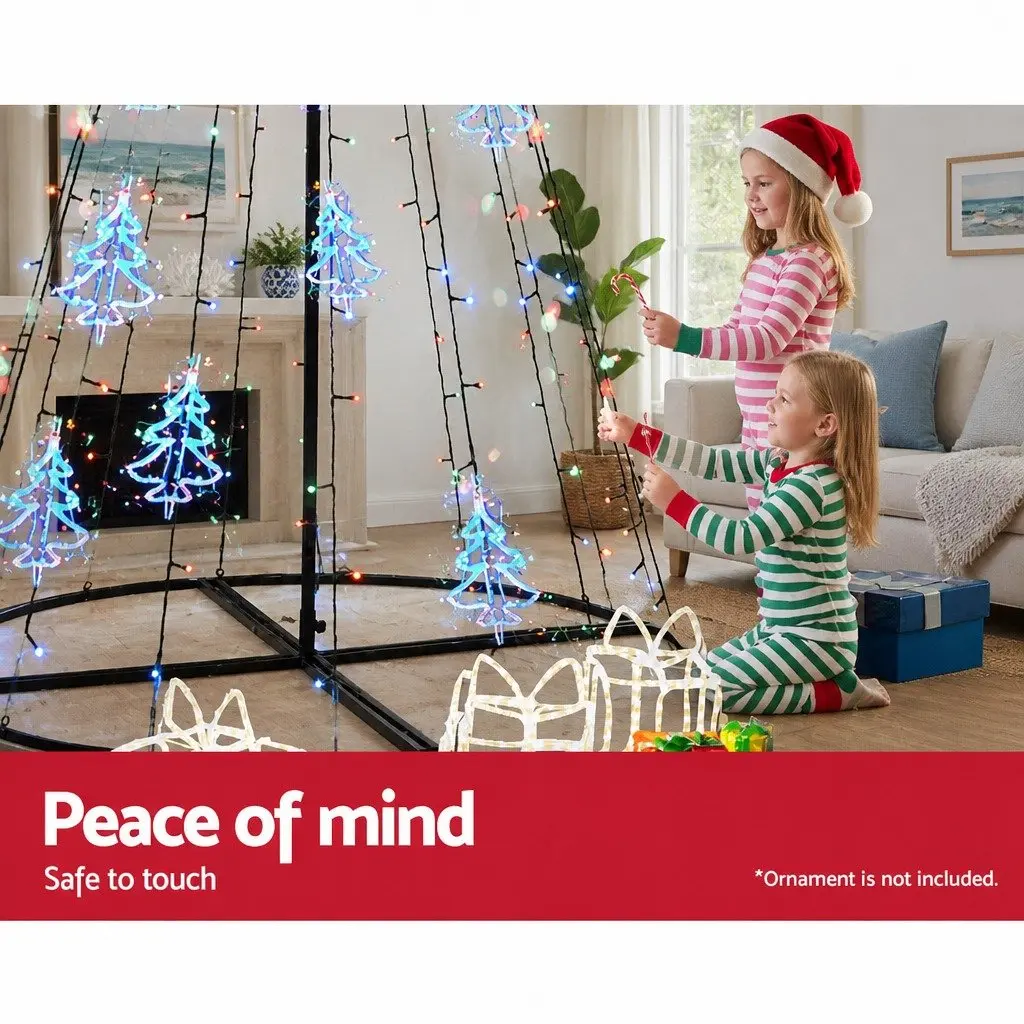 Solar LED Christmas Tree 7ft