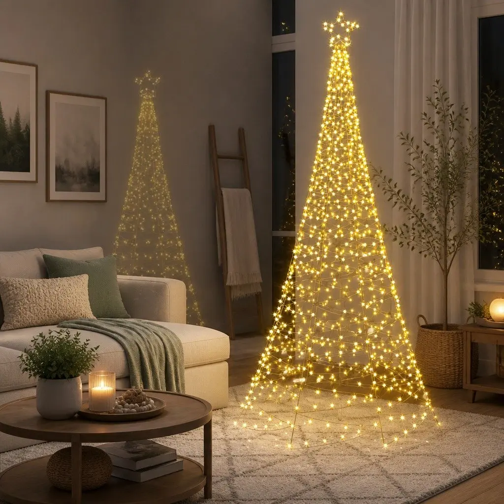 Pre-lit Christmas Tree Outdoor Decoration 3.6M with 800 LED Solar Lights