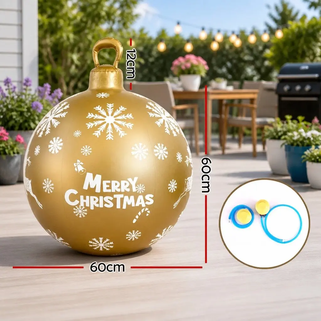 Christmas Inflatable Bauble Decoration Indoor Outdoor 60cm