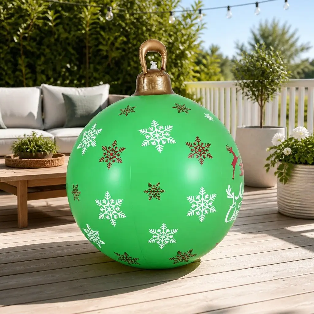 Christmas Inflatable Ball Bauble Indoor Outdoor 60cm