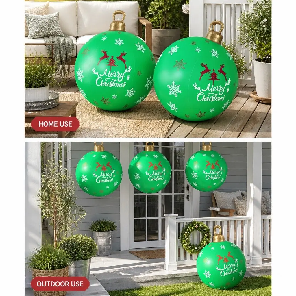 Christmas Inflatable Ball Bauble Indoor Outdoor 60cm
