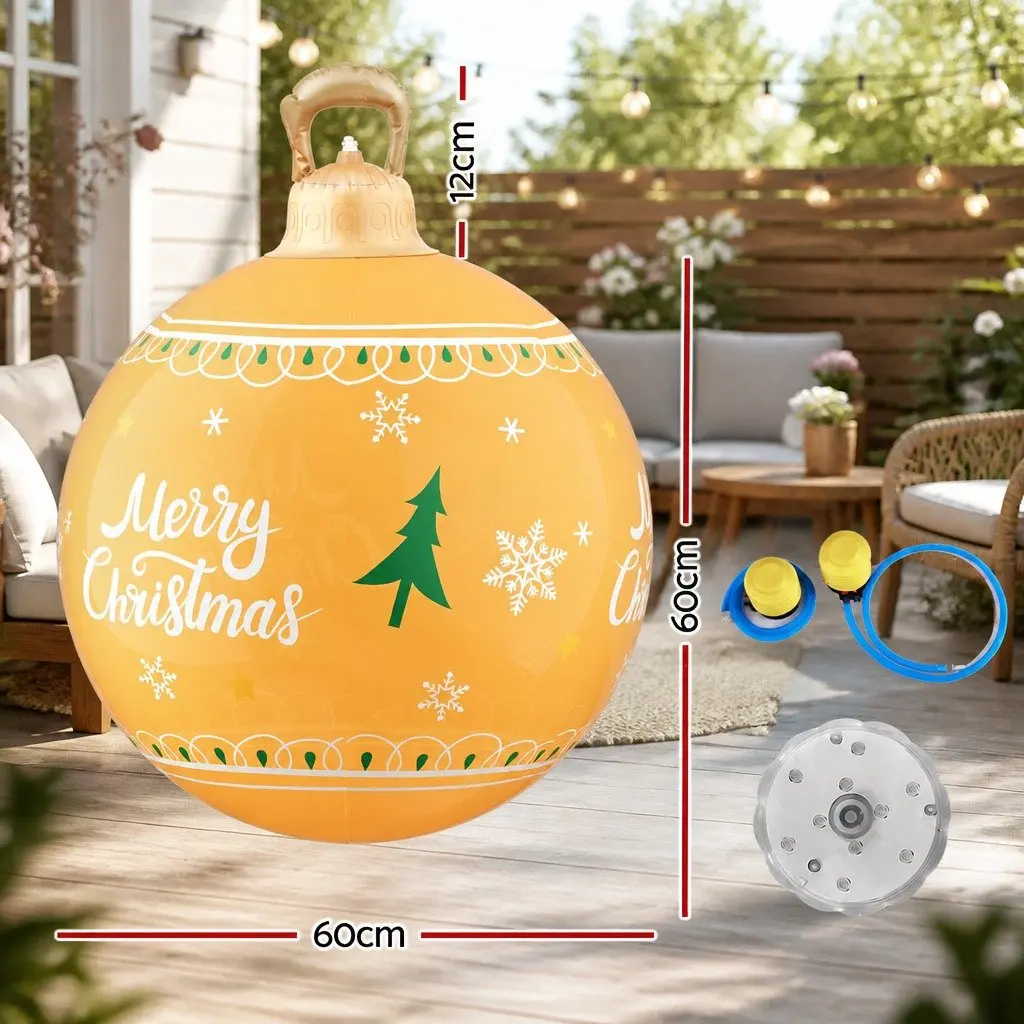 Christmas Inflatable Ball Outdoor Decoration 60cm