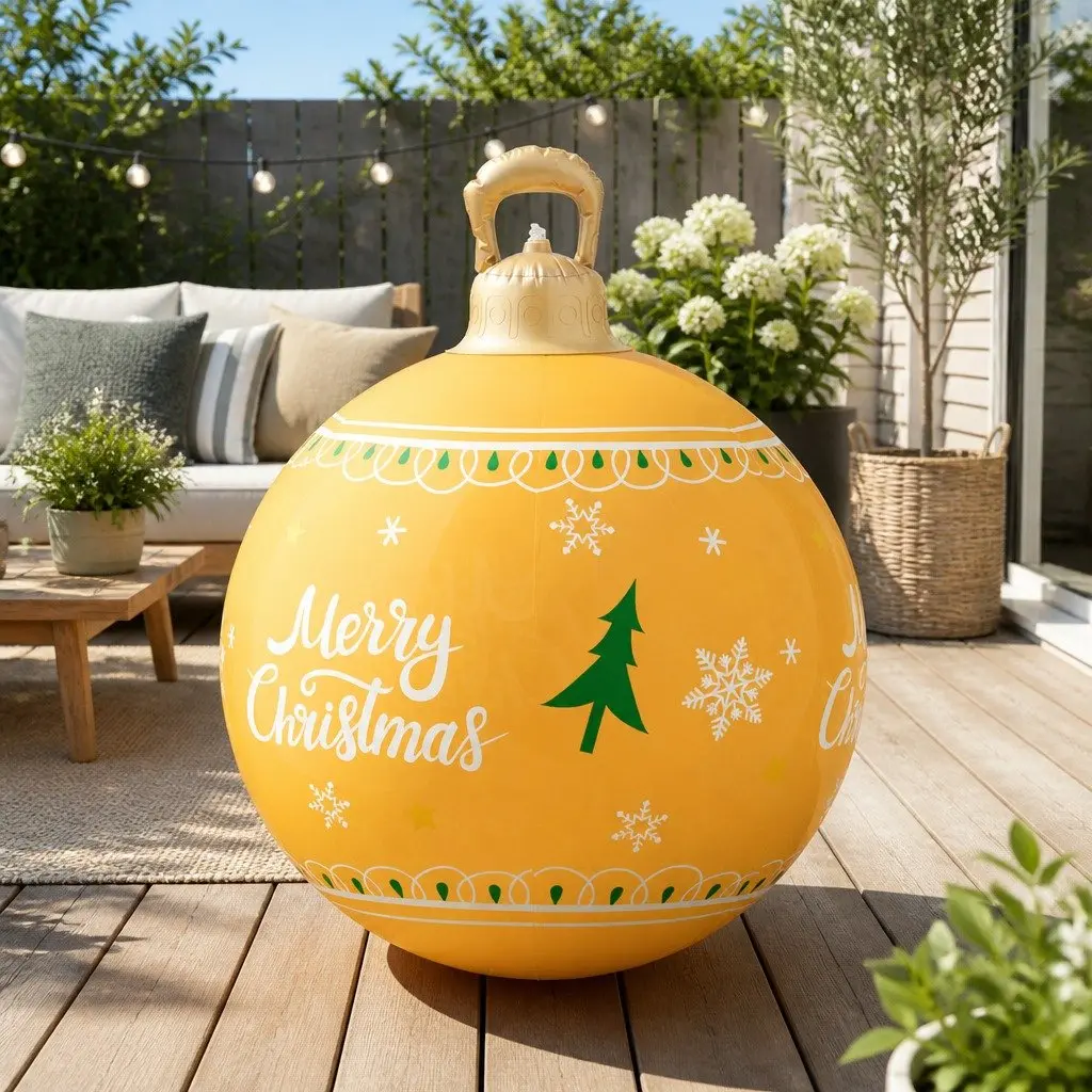Christmas Inflatable Ball Outdoor Decoration 60cm
