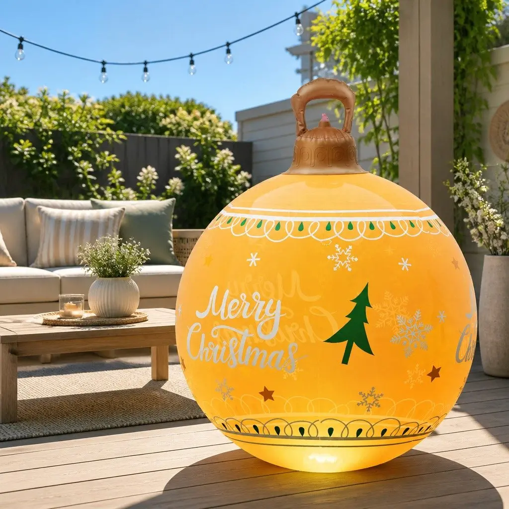 Christmas Inflatable Ball Outdoor Decoration 60cm