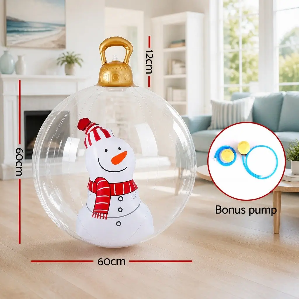 Inflatable Bauble Christmas Decoration Outdoor 60cm