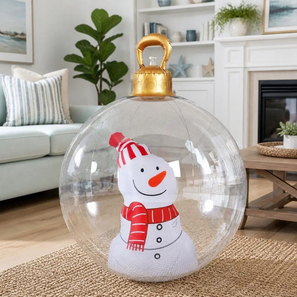 Inflatable Bauble Christmas Decoration Outdoor 60cm